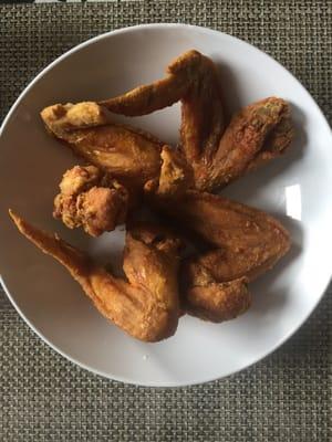 4 enormous appetizer wings - $4.65