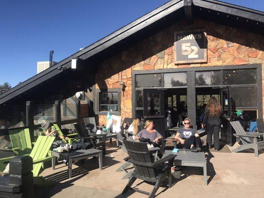 Hawk's 52 - cozy bar and cute patio, great for warming up in the sun and people-watching