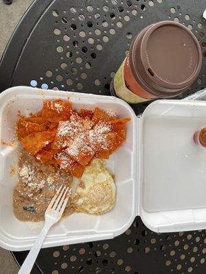 Chilaquiles and café de olla