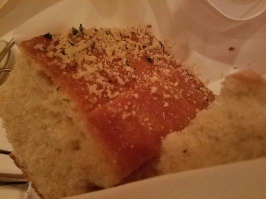 Soft Bread topped with Sea Salt and Herbs