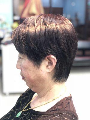 women short hair cut by star salon