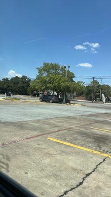 Empty parking lot still waiting for over 30 minutes!