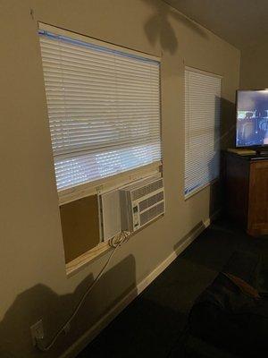 Window AC unit instead of fixing the central AC