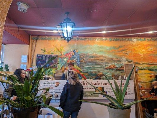 The counter to the left as you enter Puerto Vallarta restaurant