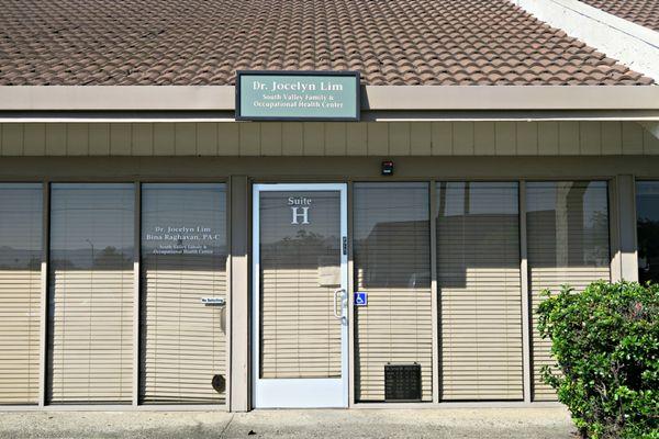 View of clinic from Monterey Road