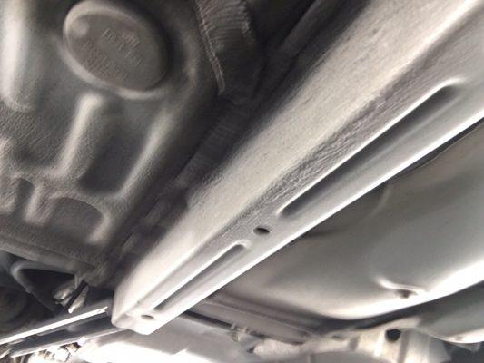 Protected and clean undercarriage, very nice surprise in the state of PA.   (Must've been garage kept!)