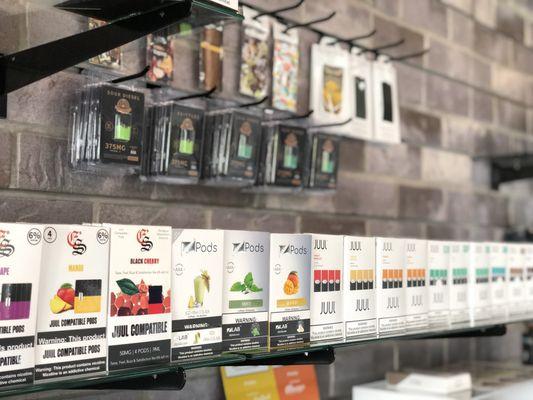 Need any Compatible pods or Juul brand pods, we got a wide selection to choose from.