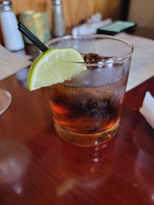 Cuba Libre. An adult drink.