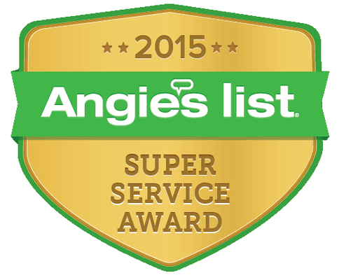 Winner of Angie's List Super Service Award for 2015