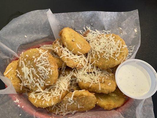 Fried squash appetizer