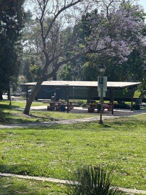 Picnic tables