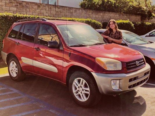 Me and the car I purchased