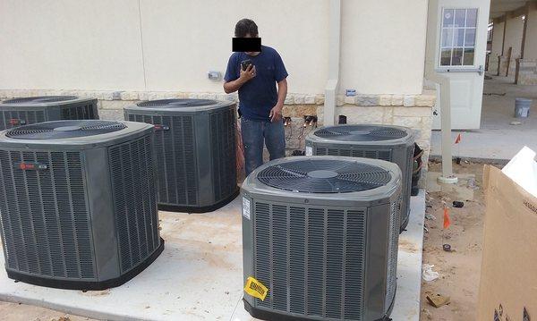 Installation of 10 Complete Systems at a new private School in Cypress.