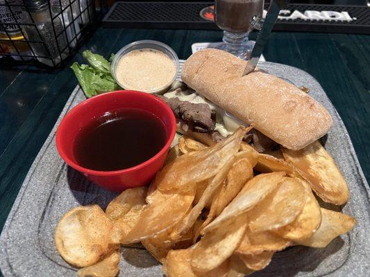 French Dip w/chips and house dip