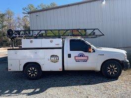 Service Truck for a Installer servicing HVAC in Chapin, Irmo, Lexington, Columbia, and Newberry.