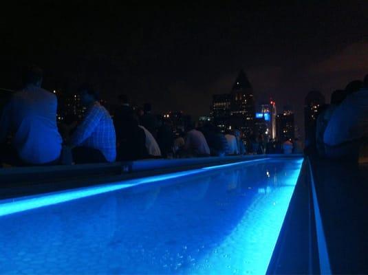 Roof top pool at Press