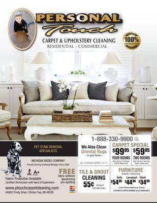 Personal Touch Carpet & Upholstery Cleaning