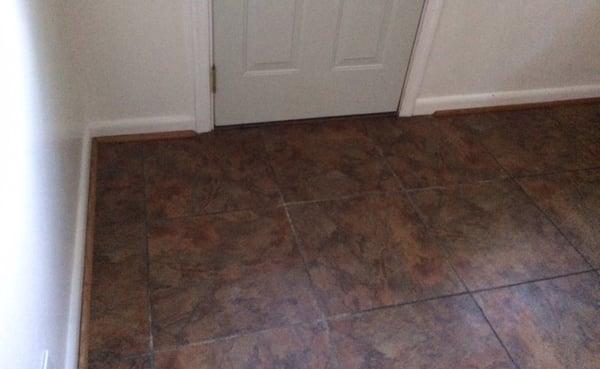 My "before" kitchen floor