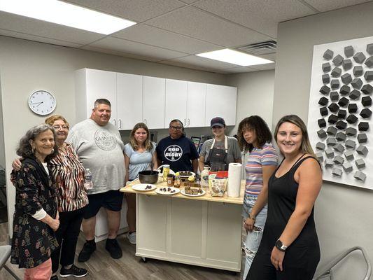 Cooking Workshop where you learn how to incorporate healthy foods into your daily routine.