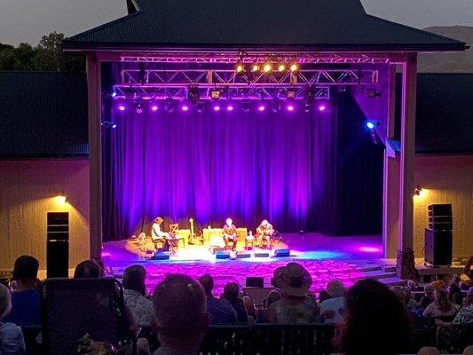 Stage is looking great when the sun goes down