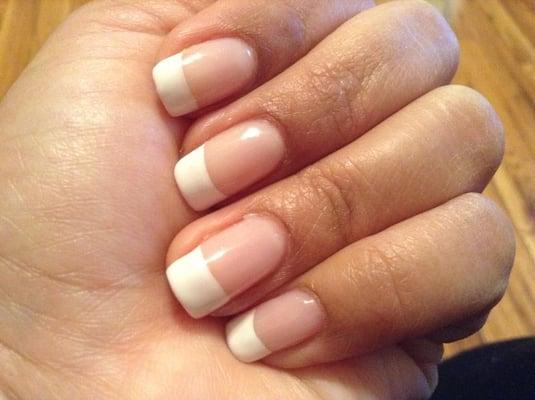 In love with my gel french manicure! Thank you Cherry's Nails! #VerySatisfiedCustomer #HighlyRecommended