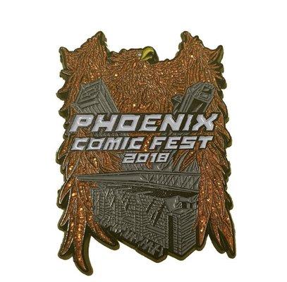 We made the Phoenix Comic Fest 2018 enamel pins.