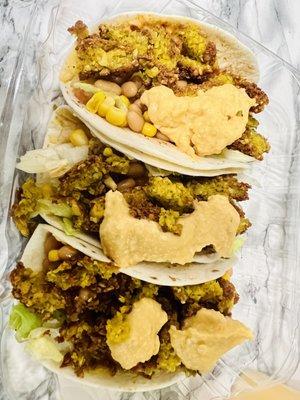 Falafel Soft Tacos (V)