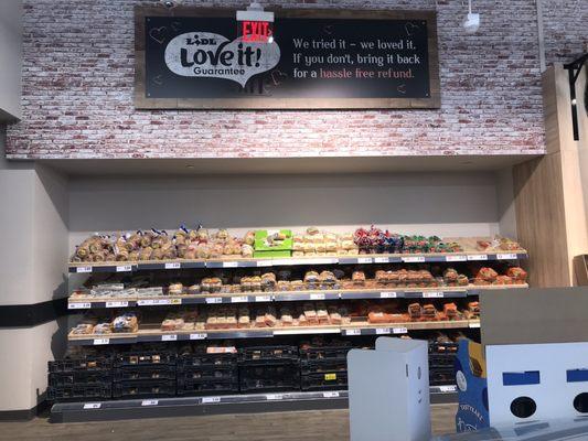 Bread wall is vast.