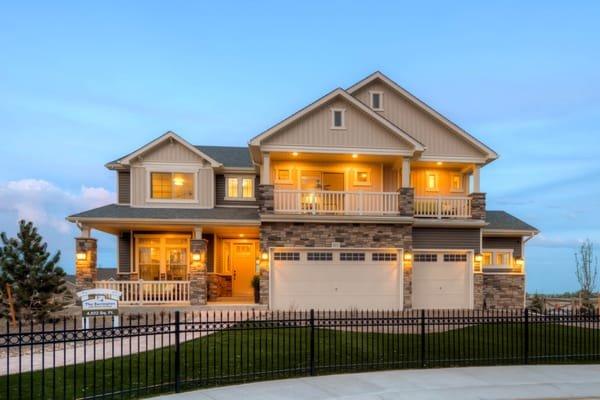 Oakwood Homes model home in Green Valley Ranch, Denver, Colorado