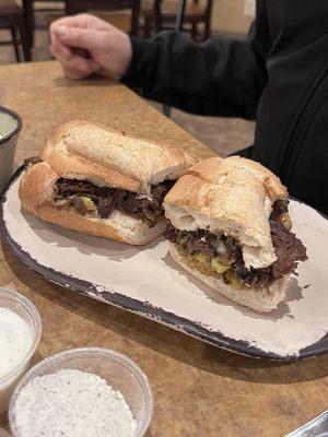 Steak hoagie