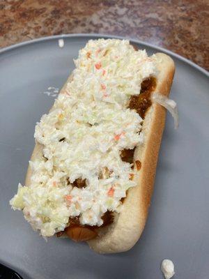 Slaw dog all the way!