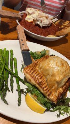 Chicken Parm x Swordfish Puff Pastry