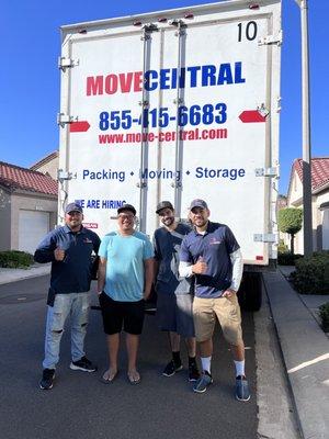 These guys from Move Central South Orange County were so awesome to work with.