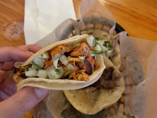 Pollo Asado taco