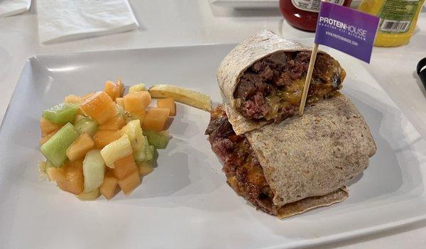 Bison Steak wrap