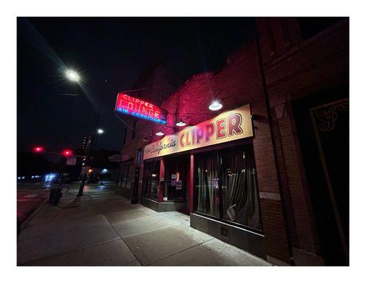 The California Clipper . 1002 N California Ave, Chicago, IL. Live Music Every Evening . Good Drinks . Red Dark Atmosphere . Cool.