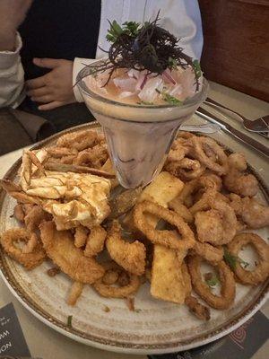 El Clasico -ceviche, fisb, crab, calamari