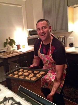 Dr. Alvis shows how much he cares by baking cookies for Patient Appreciation Day!