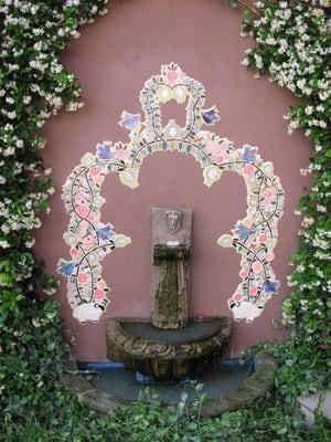 Fountain mural