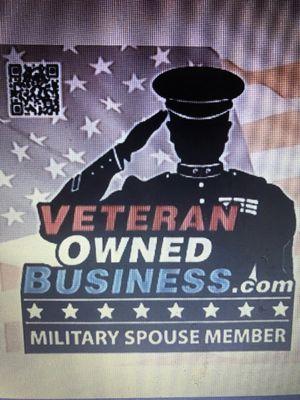 We are veteran  owned  my spouse was in the US Army.