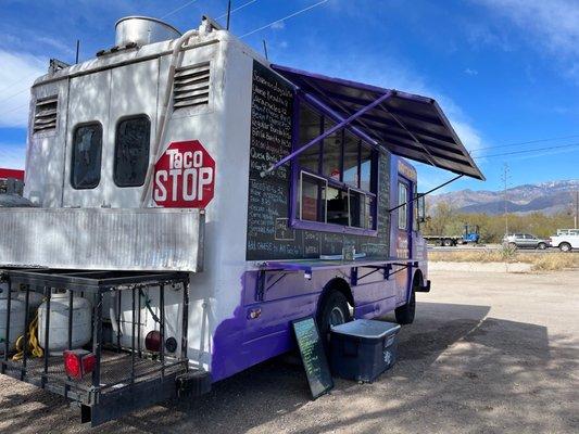 Taco Stop food truck, yay!