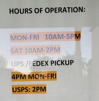 The real hours are posted on the door. Every single listing on the web is inaccurate. Don't waste time and gas like I did.