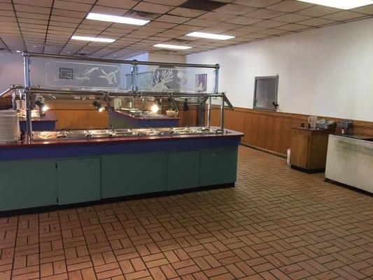 Buffet area