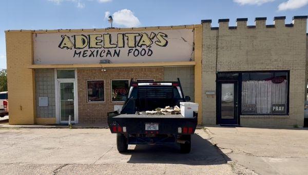 Adelita's Mexican Food   123 N. Broadway St. Ballinger Tx.