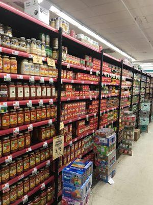 Nice wide aisles