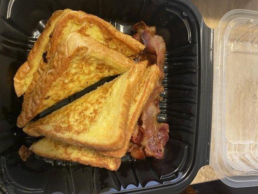 French Toast side of Bacon