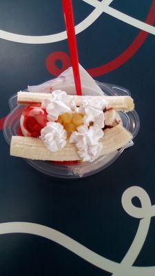 Banana Split at Dairy Queen on White Sage Arc