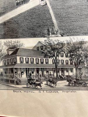 The Brick Hotel still stands and is the home of Rocco's Steak House and a romantic B&B.