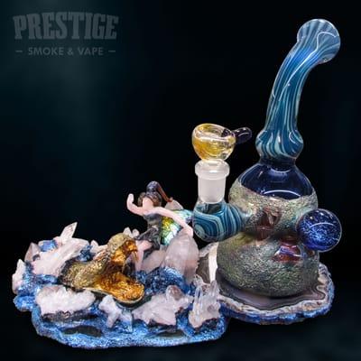 New #headyglass in stock at our shop in Torrance, CA. Come take a look at the exquisite piece titled "Escape From Crystal Lak...