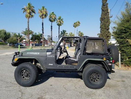 Jeep on kumho tires